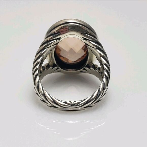 DAVID YURMAN MORGANITE OVAL RING - Picture 2 of 6